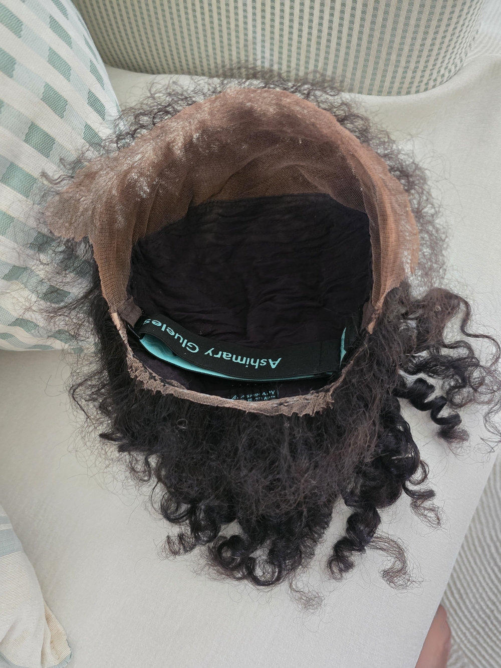 Black Curly Lace Front Wig - Natural Black